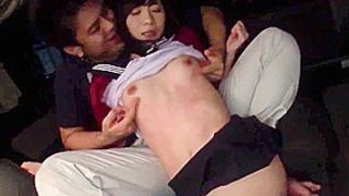 Mix Of Petite Japanese Teens In Schoolgirl Uniform With Tiny Tits Getting Fucked