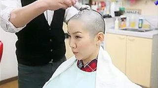 Japanese Girl Headshave