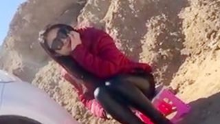 Chinese Voyeur Outdoor Blowjob and Sex