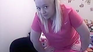 Fabulous Amateur movie with Webcam, Blonde scenes