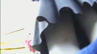Real upskirt video of a teen ass
