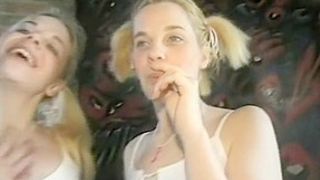 Horny pornstars Ann McCormick and Louise McCormick in amazing blonde, teens adult movie
