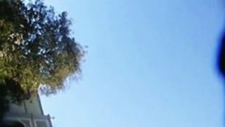 a perfect blond porn star upskirt slow motion in the sunshine