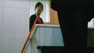 Innocent Asian girl in glasses stars in voyeur pissing video