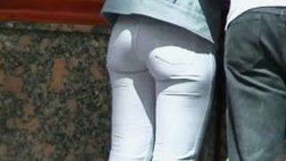 Public candid asses in tight jeans