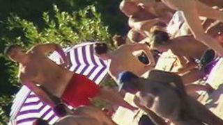 Nude beach voyeur shoots a hot babe with a hidden cam