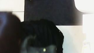 Hidden cam voyeur video with amateur ass on the toilet