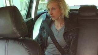 FakeTaxi: Blond acquires tricked into taxi oral-service