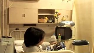 Blowjob and Japanese fucking from a hot naughty nurse