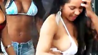 softcore brazil stage dance in bikini
