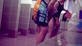 Hidden cameras in public pool showers 862
