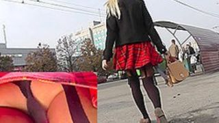 Only sexy upskirts with skinny amateur bombshells