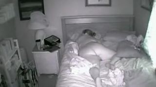 Hidden cam in a chubby sister's room
