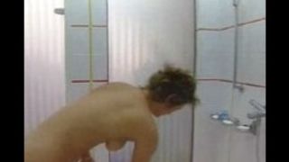 Horny body shot in shower
