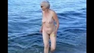 Granma at the beach