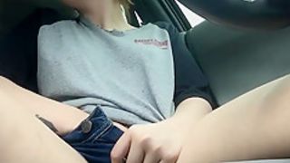My first public masturbation - in a car