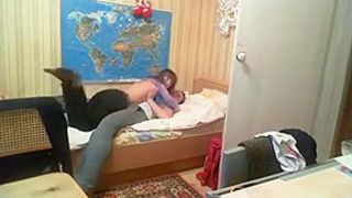 Russian college girl college girl fuck at home hidden cam