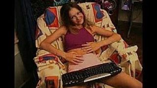 Sexy Slut Surfing The Web