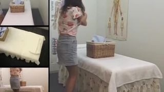 Beautiful Japanese gets fingered in a spy cam massage video