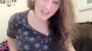Horny Amateur video with Brunette, Masturbation scenes