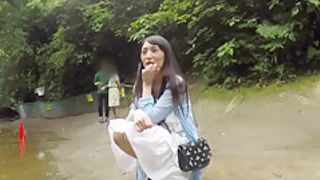 Street Pick Up Asian Babe, Censored Porn