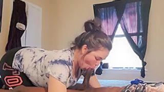 Young Milf Comes Home to Suck and Fuck