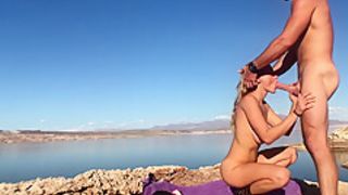 Fucking and sucking out at Lake Mead
