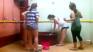 ###ping chinese girls bathing