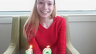 Holy shit this girl is so cute and she just turned 18.