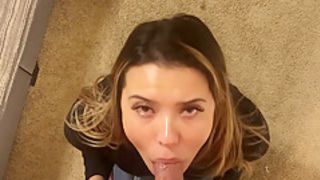 Sloppy Pov Bj And Cum In Mouth After Class