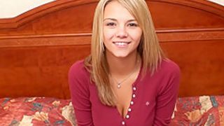 Watch big titted Ashlynn Brooke fuck and suck in her porn debut