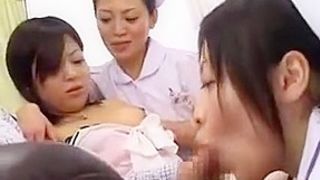 Lustful Japanese Nurses Put Their Amazing Blowjob Skills In