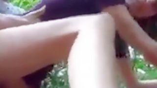 Hot German Teen Gets Anal Fucked and Cum in Mouth Outdoor