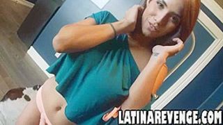 Latina doggystyle fucks and sucks a big cock