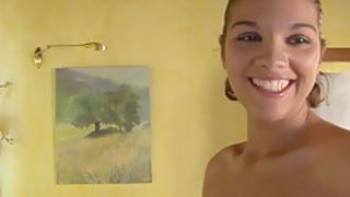 La France A Poil - Sexy Brunette Gets Naked And Fucks A
