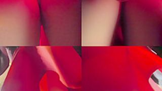 Best upskirt video of a sexy redhead wearing a thong