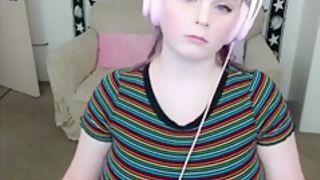 Gamer Girl With Massive Boobs Plays Fortnite