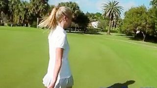 perky young blonde golfer needs fucking
