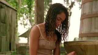 Actress Lisa Bonet in erotic scene from Angel Heart