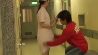 Cute Japanese nurse got into the nasty sharking story