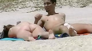 Amazing nudity of some nudist babes on the beach