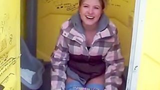Girl was pranked by her friends pissing