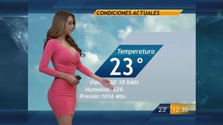 Sexiest weather woman in the history