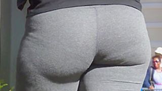 booty grey spandex