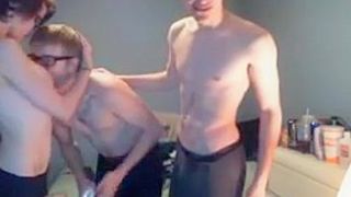 2 Handsome Boys 1 Sexy Girl Have Fun On Cam