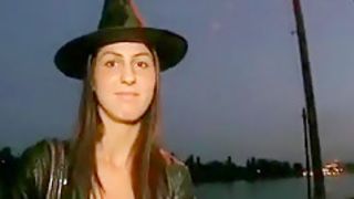 girl Fucked on Way to Halloween Party