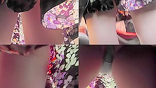 Real upskirts video shows an amazing skinny butt