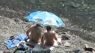 Voyeur clip of a couple having sex