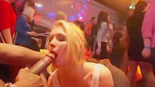 Sexy girls get entirely delirious and naked at hardcore party