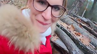 Leidy De Leon In Creampie Outdoor In Forest With German Amateur Milf Glasses
